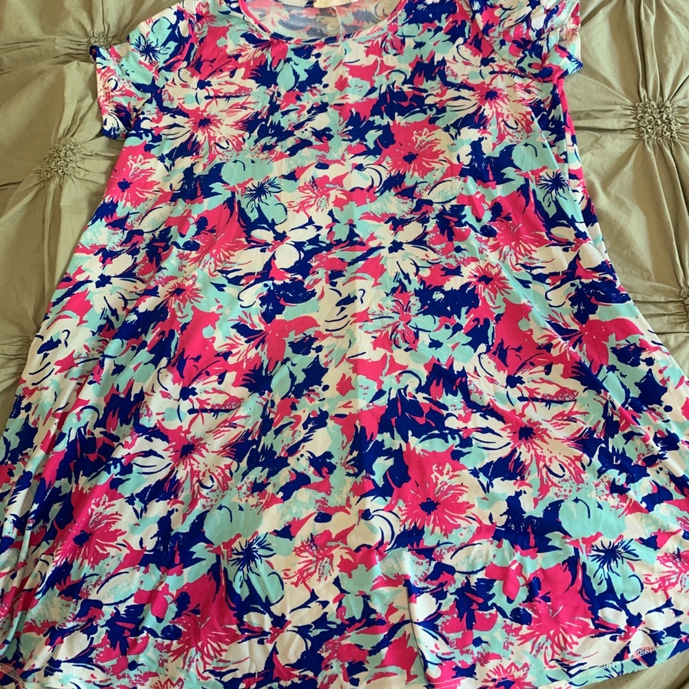 Small floral swing dress